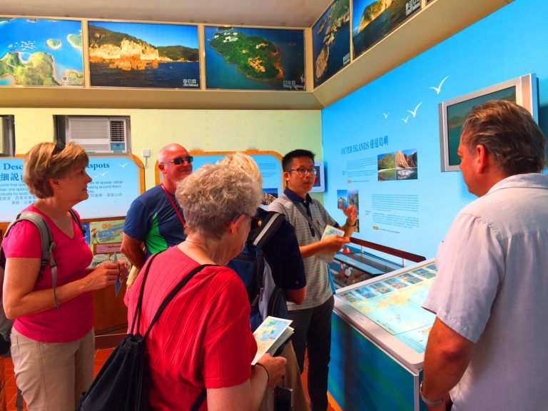 Frank the tour guide with Linda G group at Sai Kung Easy Hong Kong Private Tour