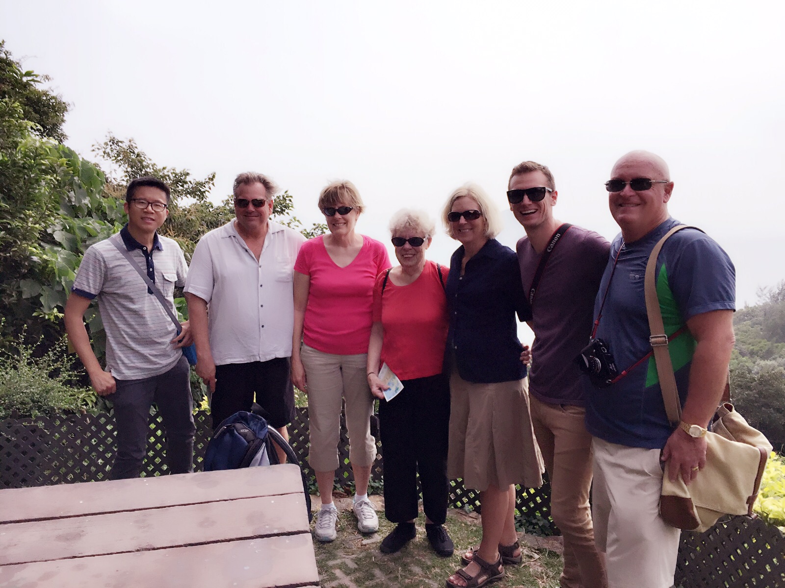 Frank the tour guide with Linda G 6-people small group Easy Hong Kong Private Tour
