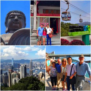Clients enjoy Hong Kong & Lantau Island full day private car tour of Frank the tour guide
