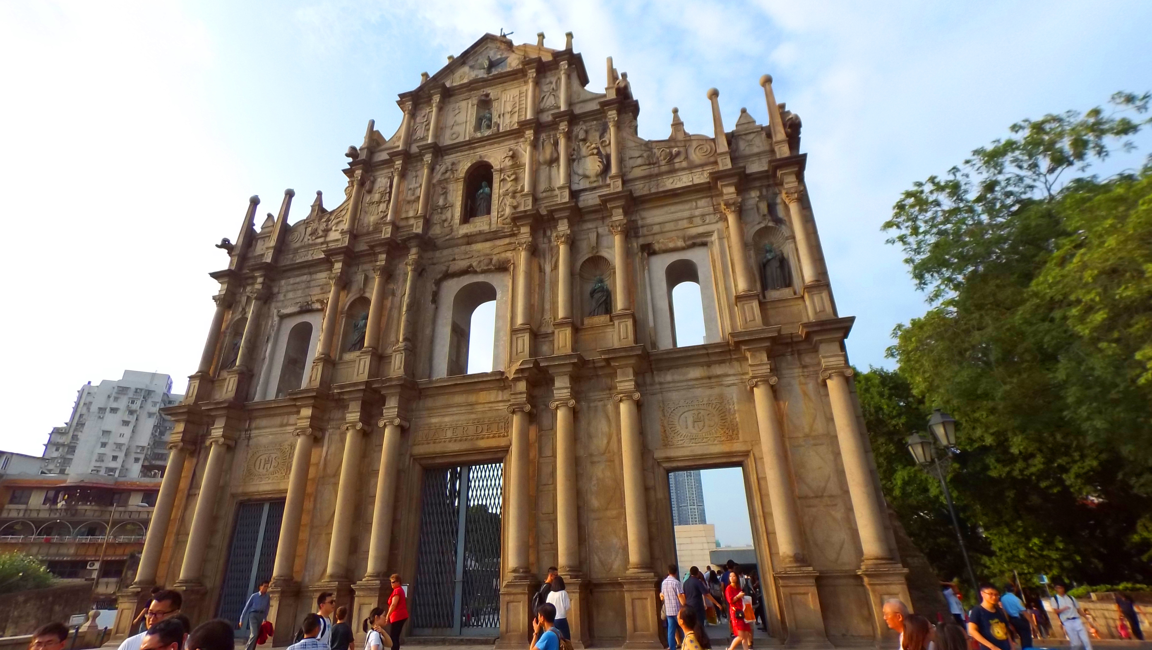 St Paul's Ruins facade Macau