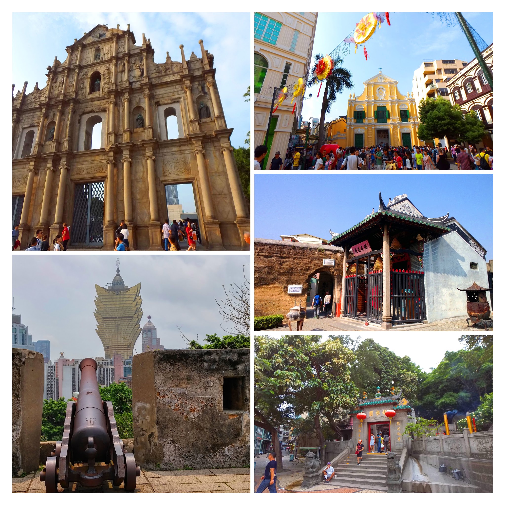 Macau's World Heritage buildings