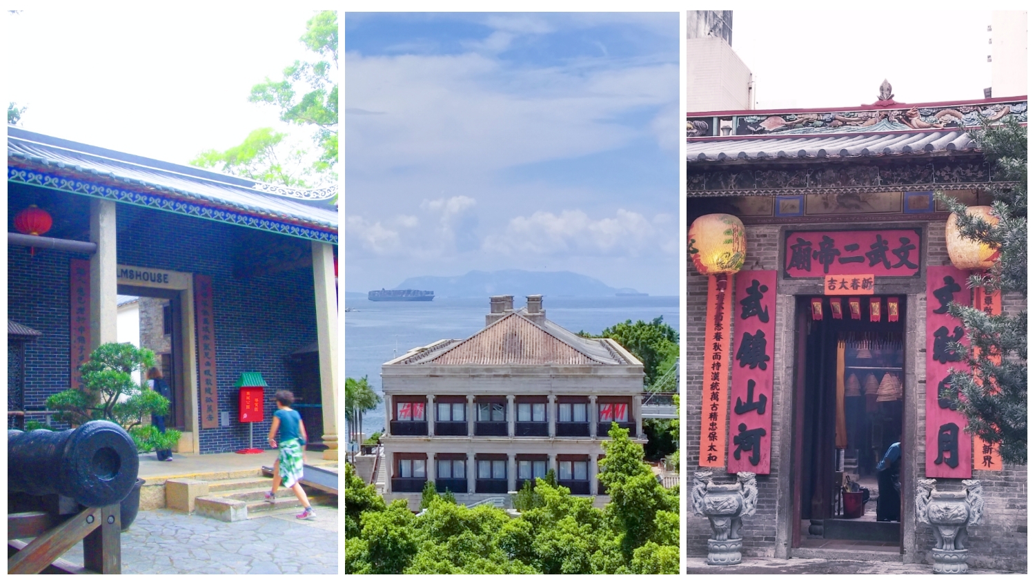 Frank shows attractions with Hong Kong colonial history