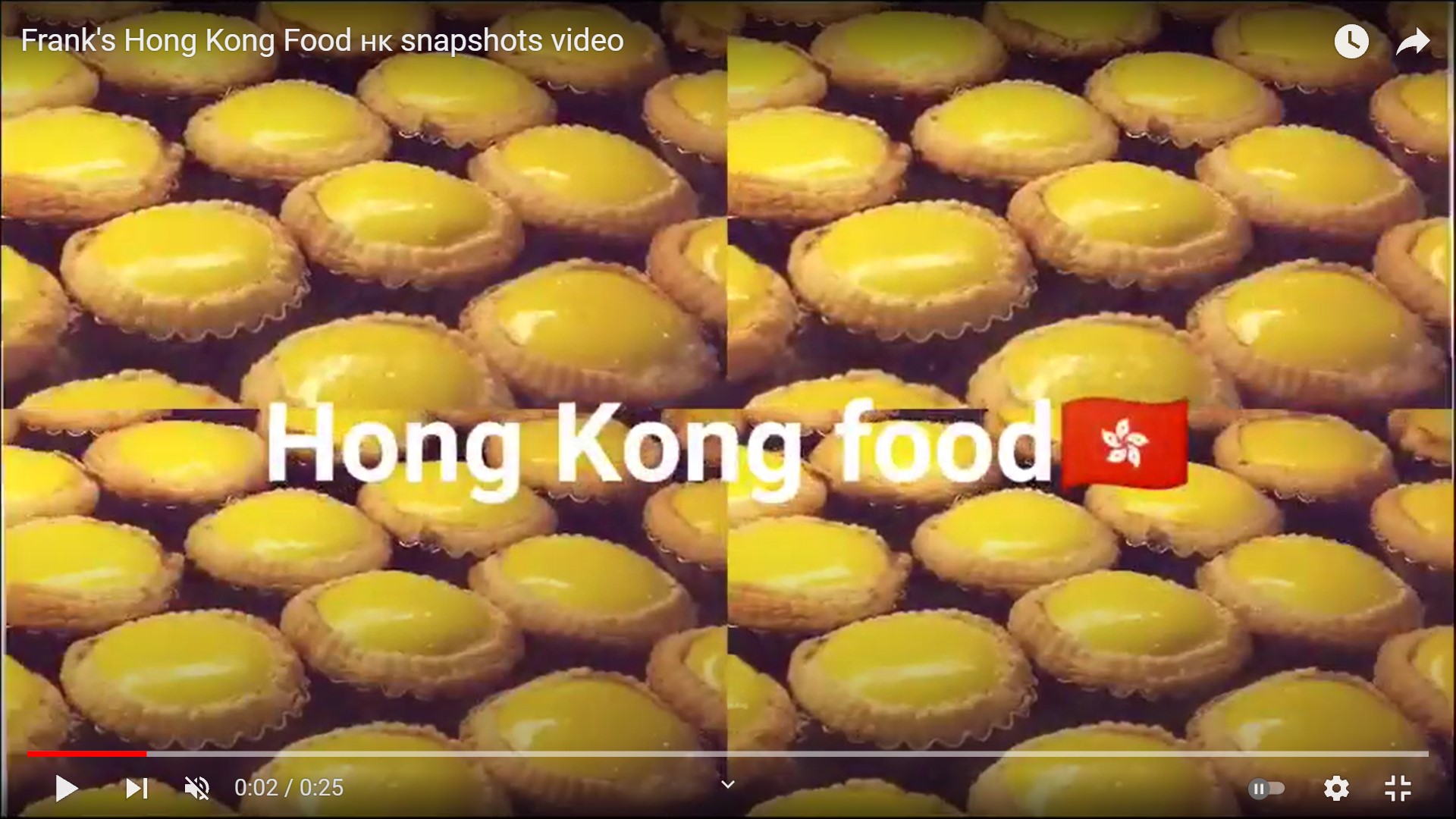 Hong Kong food snapshots video of Frank the tour guide