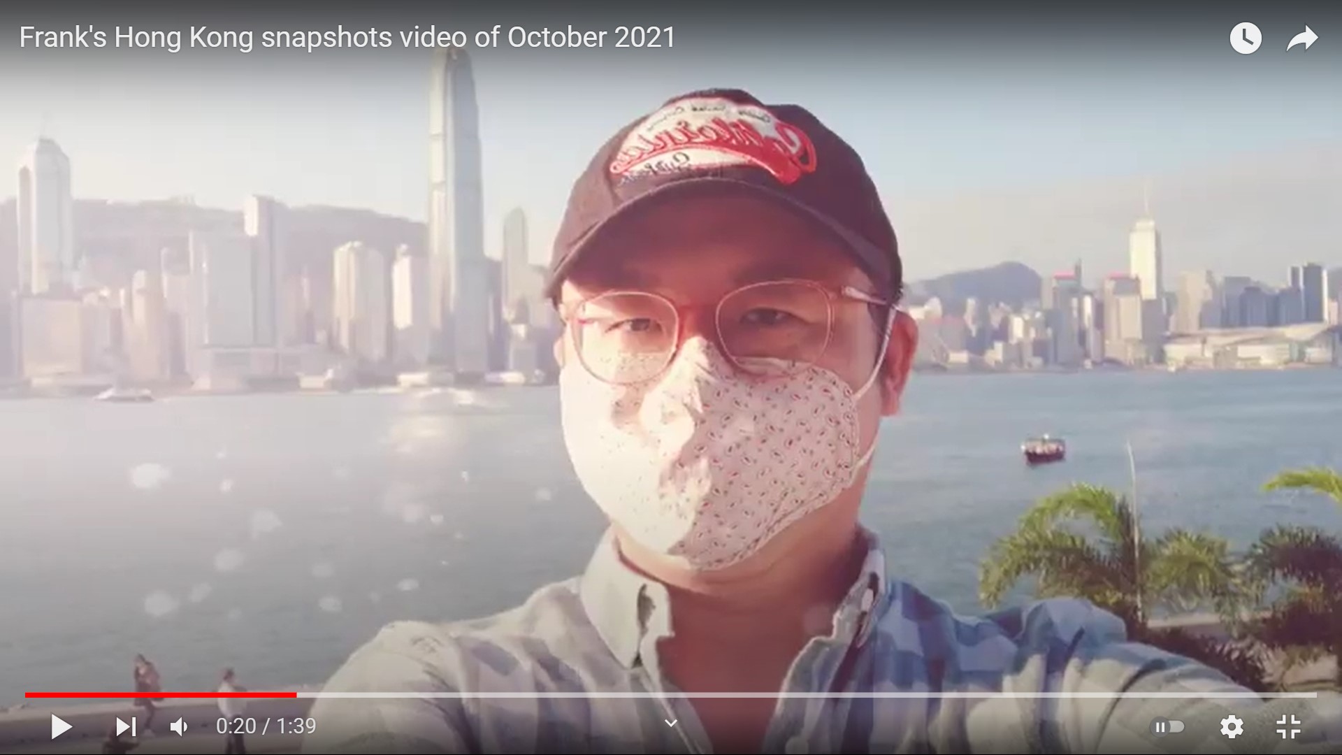 Hong Kong snapshots of October 2021 in Frank’s video