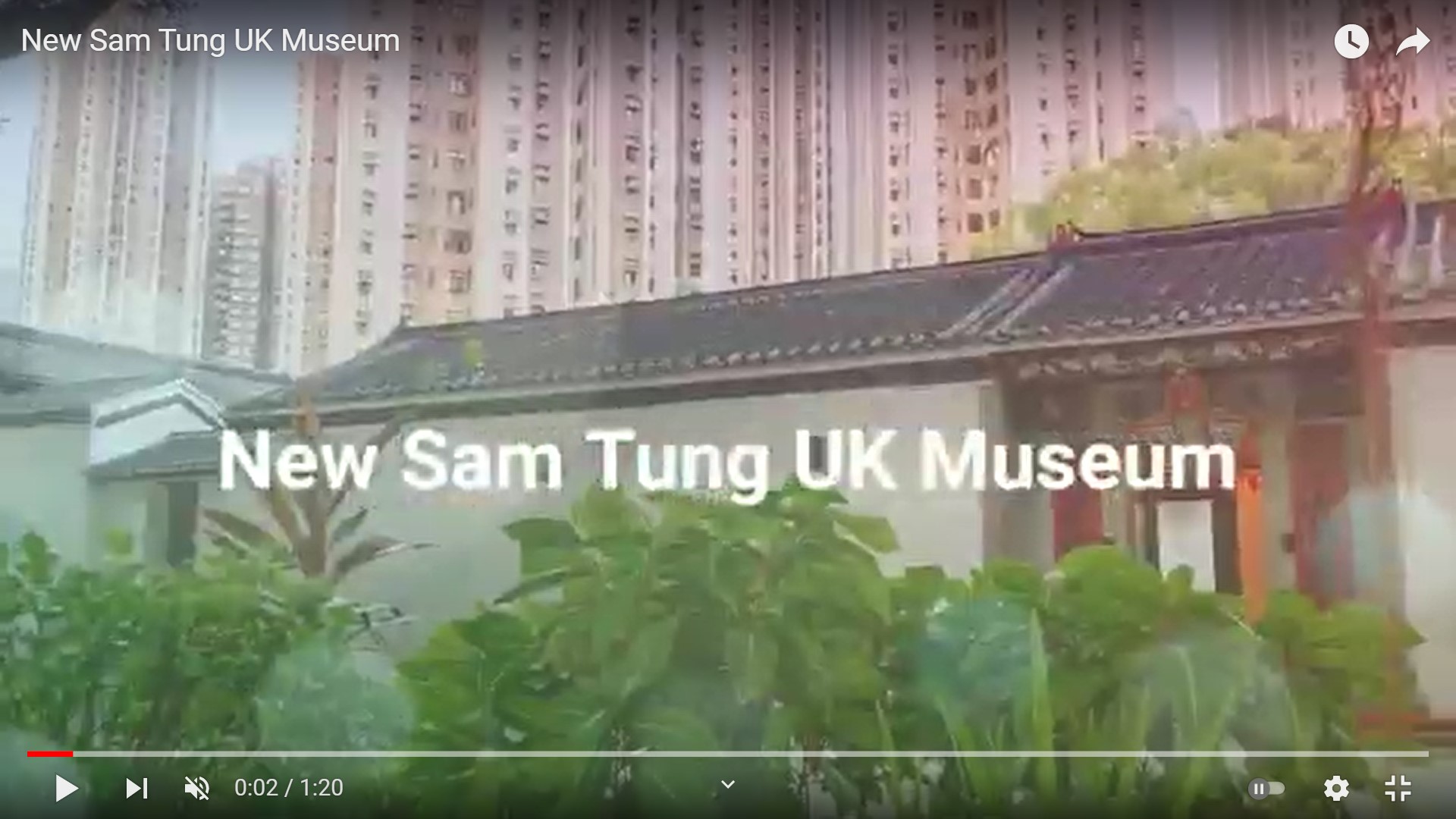 “New Sam Tung Uk Museum” snapshots video of Frank
