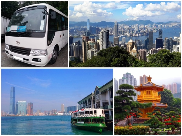 Hong Kong Island Kowloon full day private bus tour